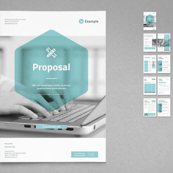 business proposal vol 20, offer, corporate, design agency, marketing, studio