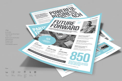Flyer Print Template Bundle — A4 & US Letter - Image 3