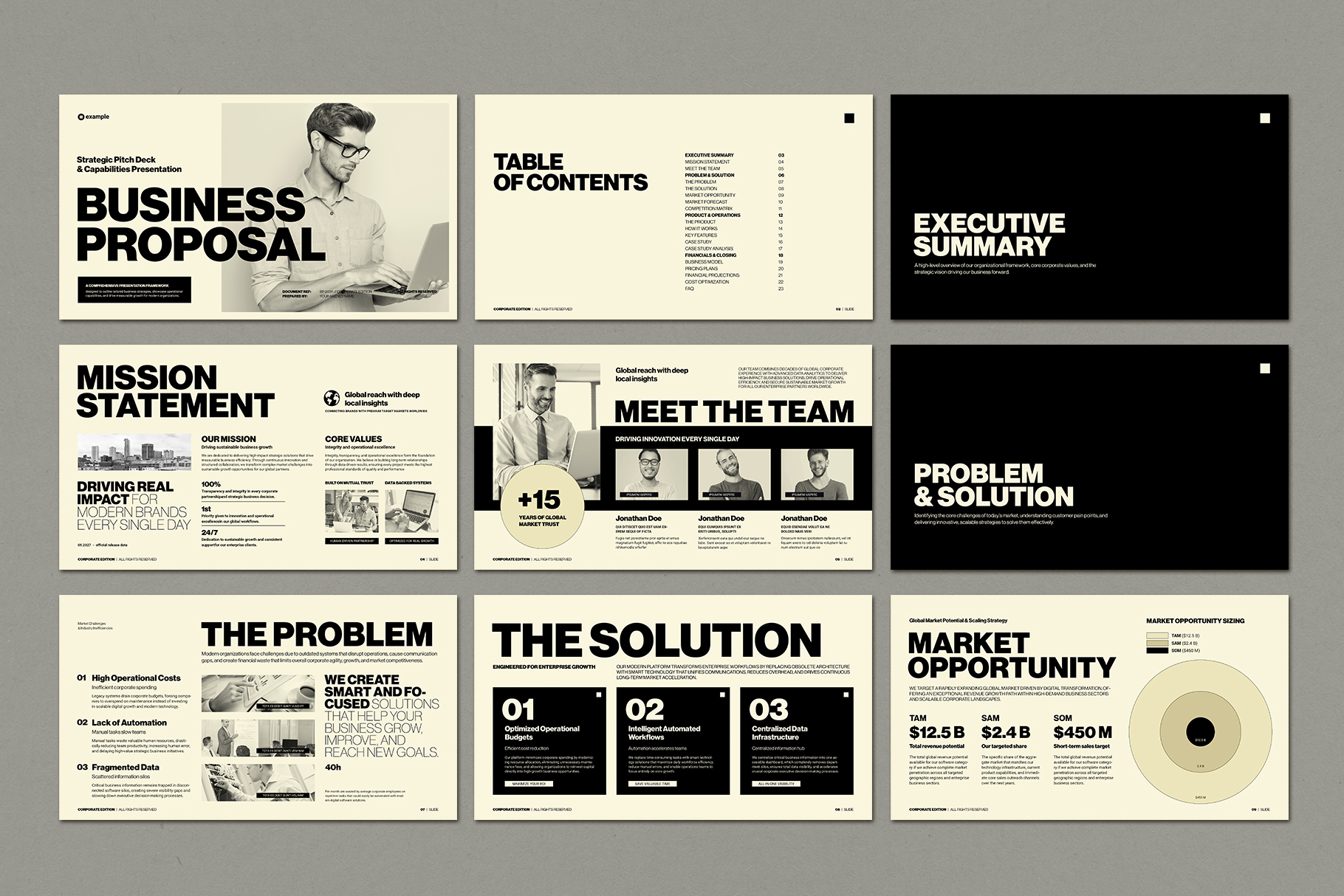 Business Proposal InDesign Template — 24 Slides - Image 2