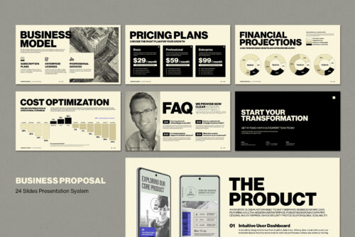 Business Proposal InDesign Template — 24 Slides - Image 4