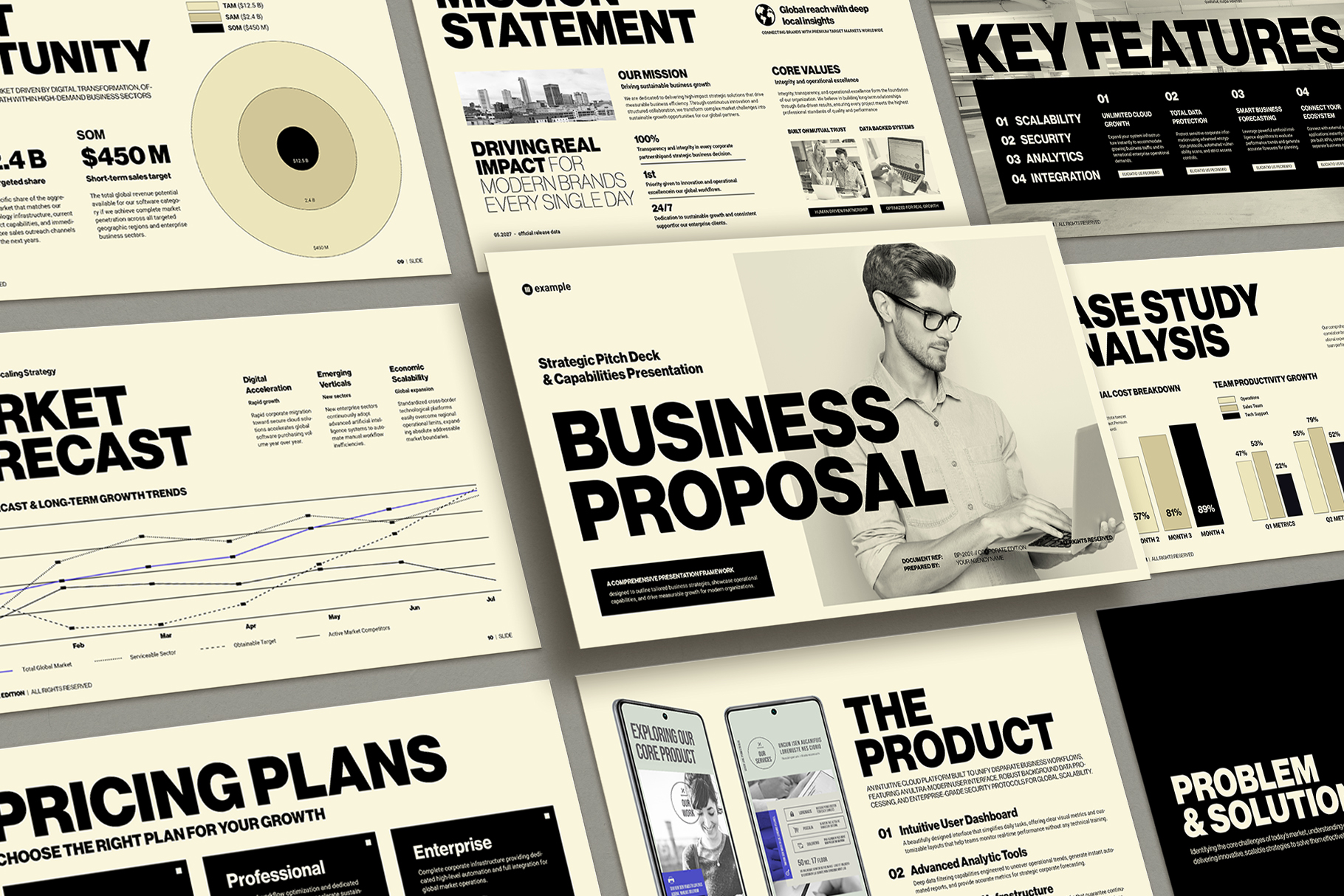 Business Proposal InDesign Template — 24 Slides
