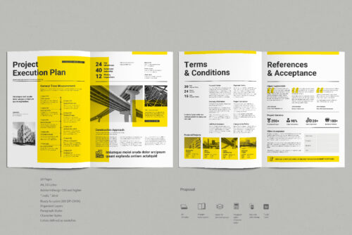 Construction Proposal InDesign Template — A4 & US Letter - Image 3
